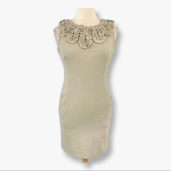 Adrienne Vittadini Dresses & Skirts - Adrienne Vittadini Rosette Neck Knit Dress